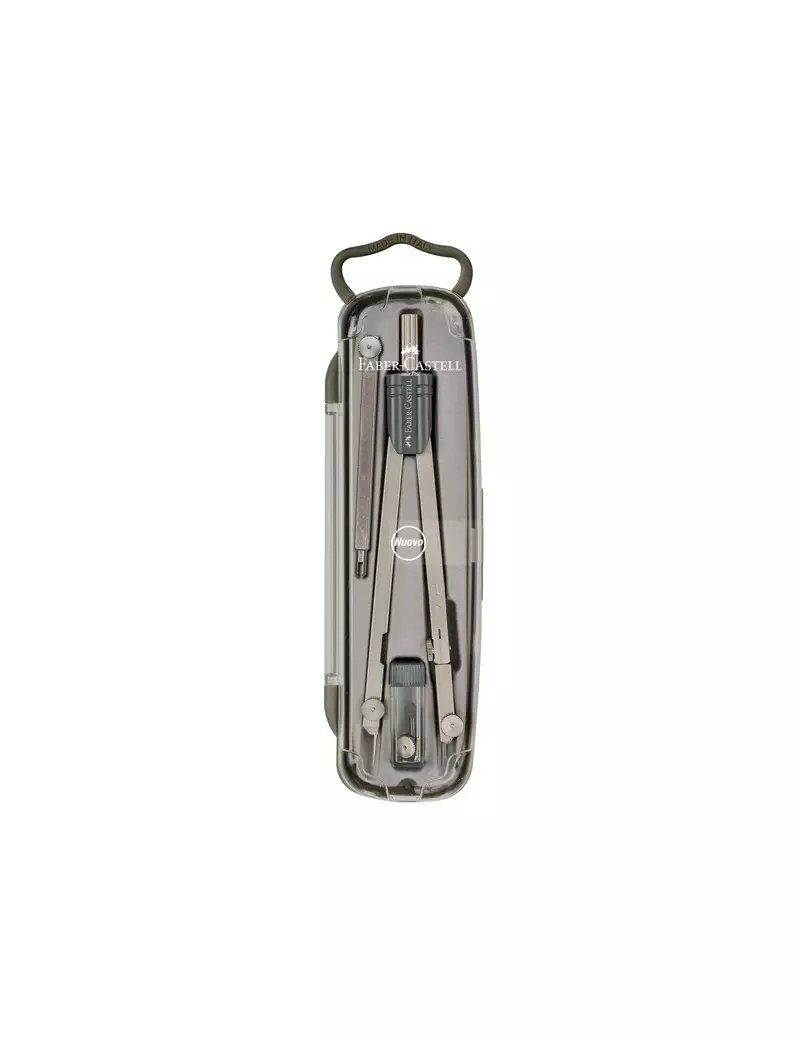Compasso con Prolunga Fissa Faber Castell - 174602 (Argento) Compasso con Prolunga Fissa Faber Castell - 174602 (Argento)
