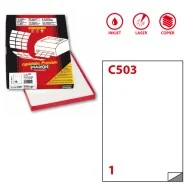 Etichette Adesive Markin - A4 - 210x297 mm - X210C503SP (Bianco Conf. 100)