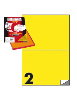 Etichette Adesive Markin - A4 - 210x148,5 mm - X210C509GI (Giallo Conf. 100)