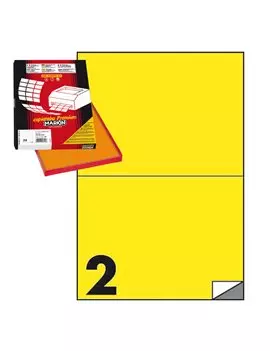 Etichette Adesive Markin - A4 - 210x148,5 mm - X210C509GI (Giallo Conf. 100)