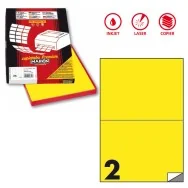 Etichette Adesive Markin - A4 - 210x148,5 mm - X210C509FGI (Giallo Fluo Conf. 100)