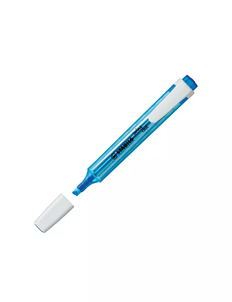 Evidenziatore Swing Cool Stabilo - 1-4 mm - 275/31 (Azzurro Conf. 10) Evidenziatore Swing Cool Stabilo - 1-4 mm - 275/31 (Azzurro Conf. 10)