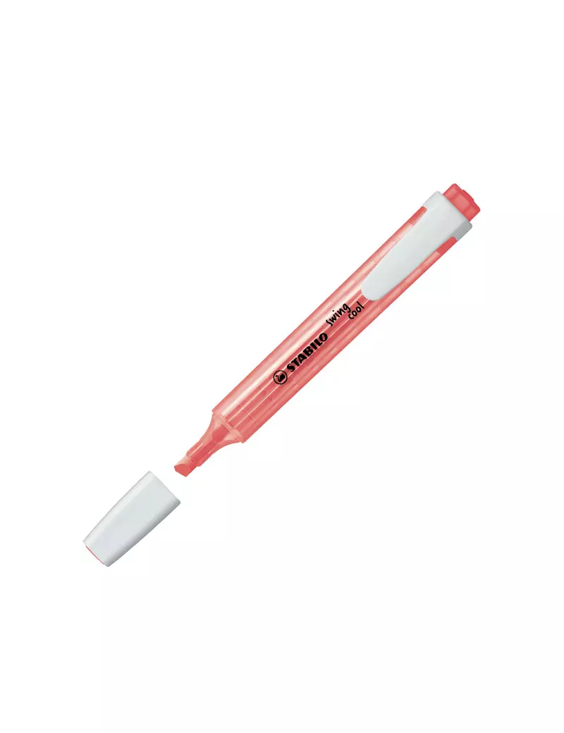 Evidenziatore Swing Cool Stabilo - 1-4 mm - 275/40 (Rosso Conf. 10) Evidenziatore Swing Cool Stabilo - 1-4 mm - 275/40 (Rosso Conf. 10)