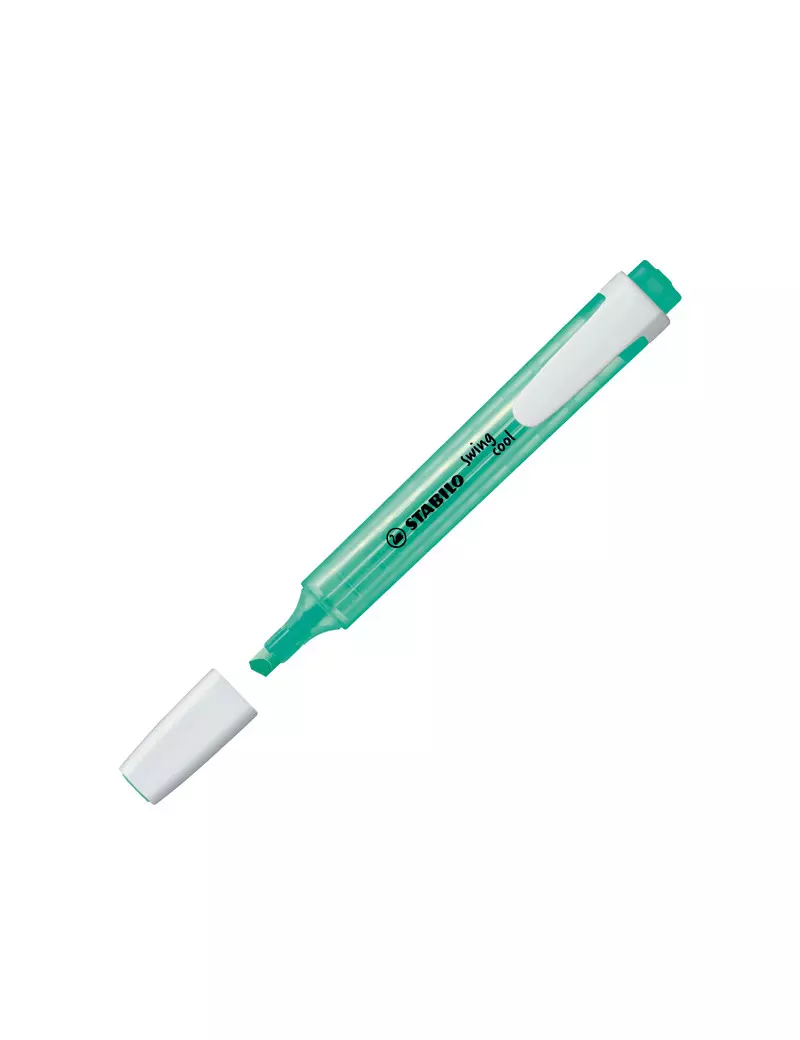 Evidenziatore Swing Cool Stabilo - 1-4 mm - 275/51 (Turchese Conf. 10) Evidenziatore Swing Cool Stabilo - 1-4 mm - 275/51 (Turchese Conf. 10)