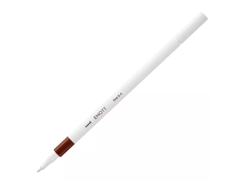 Fineliner Emott Uni-Ball - 0,4 mm - M-PEM-SY-M (Marrone Conf. 10)