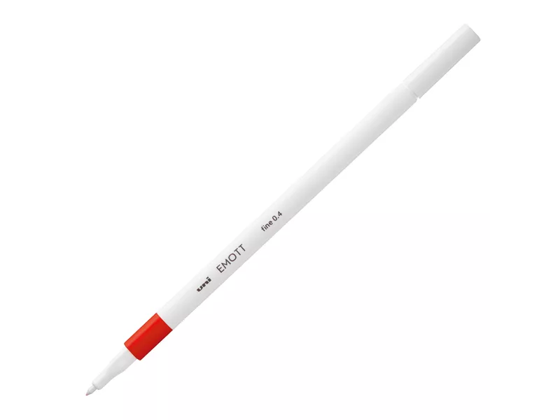 Fineliner Emott Uni-Ball - 0,4 mm - M-PEM-SY-R (Rosso Conf. 10)