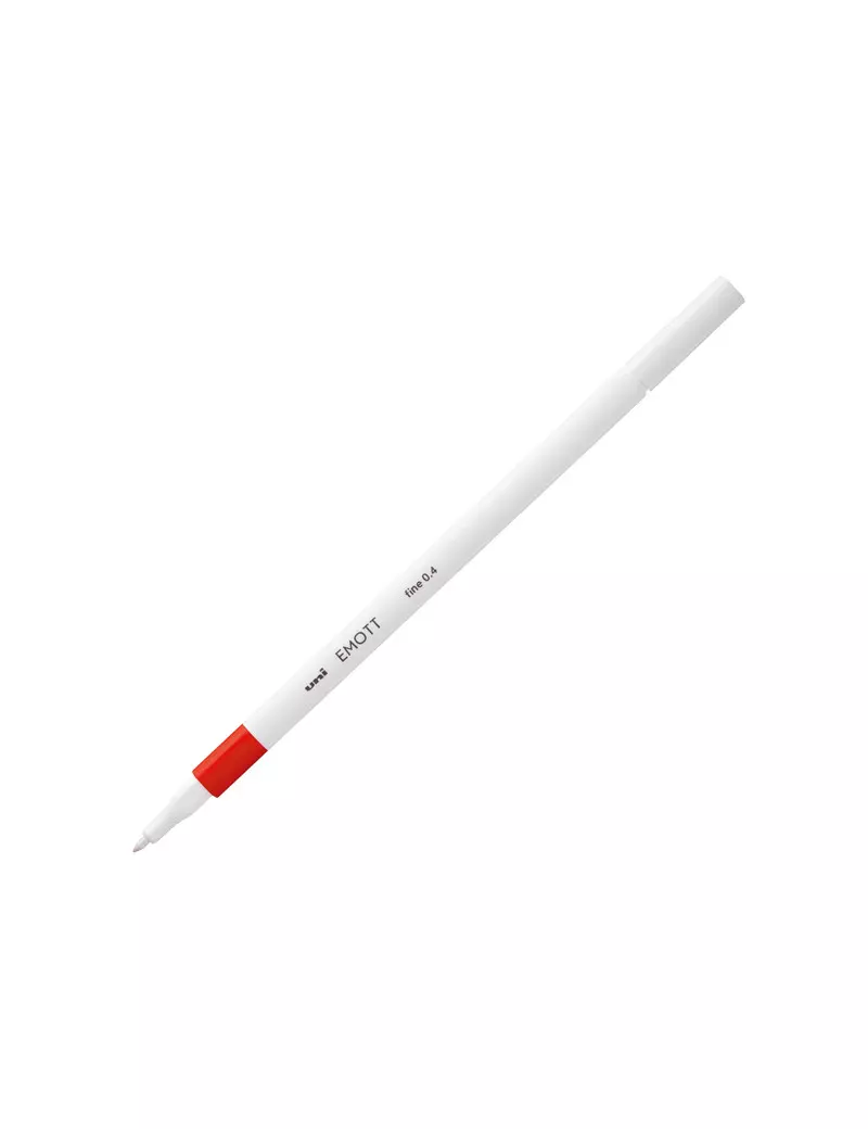 Fineliner Emott Uni-Ball - 0,4 mm - M-PEM-SY-R (Rosso Conf. 10) Fineliner Emott Uni-Ball - 0,4 mm - M-PEM-SY-R (Rosso Conf. 10)