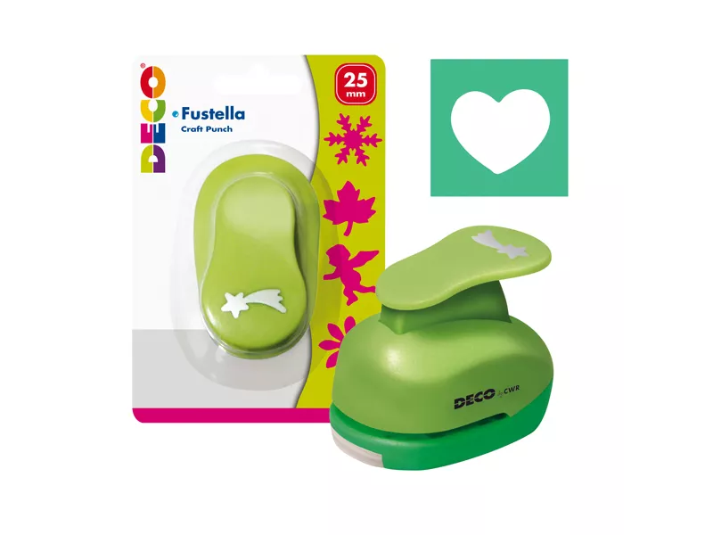 Fustella per Forme Deco CWR - Cuore - 25 mm - 04827 (Verde)