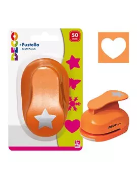 Fustella per Forme Deco CWR - Cuore - 50 mm - 11162/3 (Arancione)