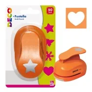 Fustella per Forme Deco CWR - Cuore - 50 mm - 11162/3 (Arancione)