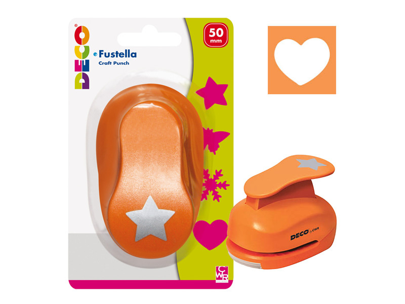 Fustella per Forme Deco CWR - Cuore - 50 mm - 11162/3 (Arancione) Fustella per Forme Deco CWR - Cuore - 50 mm - 11162/3 (Arancione)
