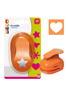 Fustella per Forme Deco CWR - Cuore - 50 mm - 11162/3 (Arancione)