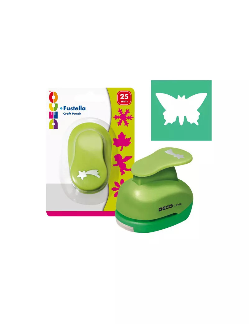 Fustella per Forme Deco CWR - Farfalla - 25 mm - 10642 (Verde) Fustella per Forme Deco CWR - Farfalla - 25 mm - 10642 (Verde)