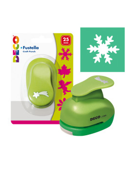 Fustella per Forme Deco CWR - Fiocco di Neve - 25 mm - 10423 (Verde)