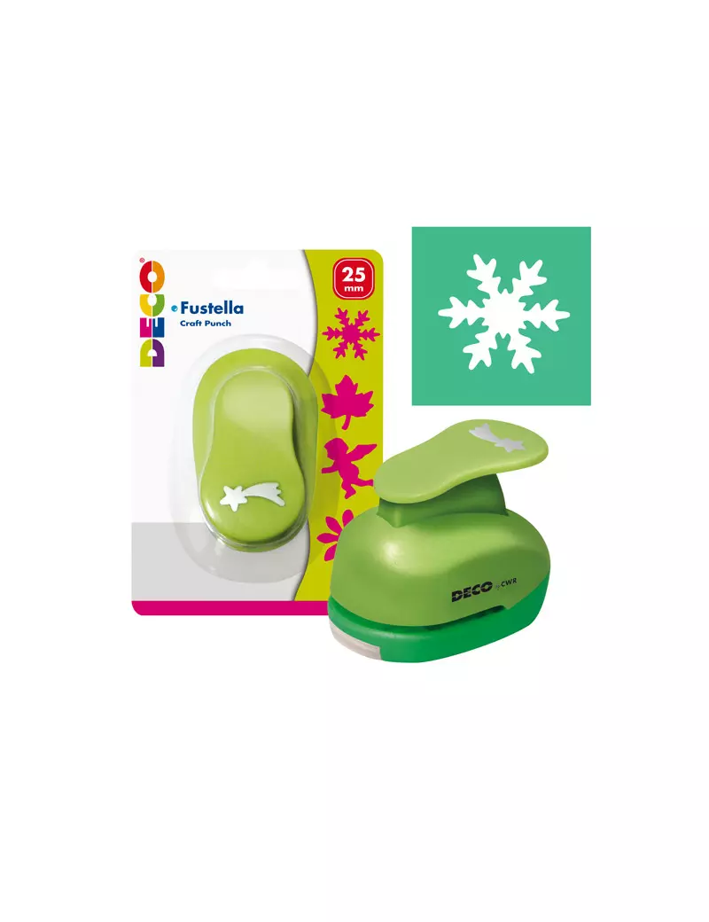 Fustella per Forme Deco CWR - Fiocco di Neve - 25 mm - 10423 (Verde) Fustella per Forme Deco CWR - Fiocco di Neve - 25 mm - 10423 (Verde)