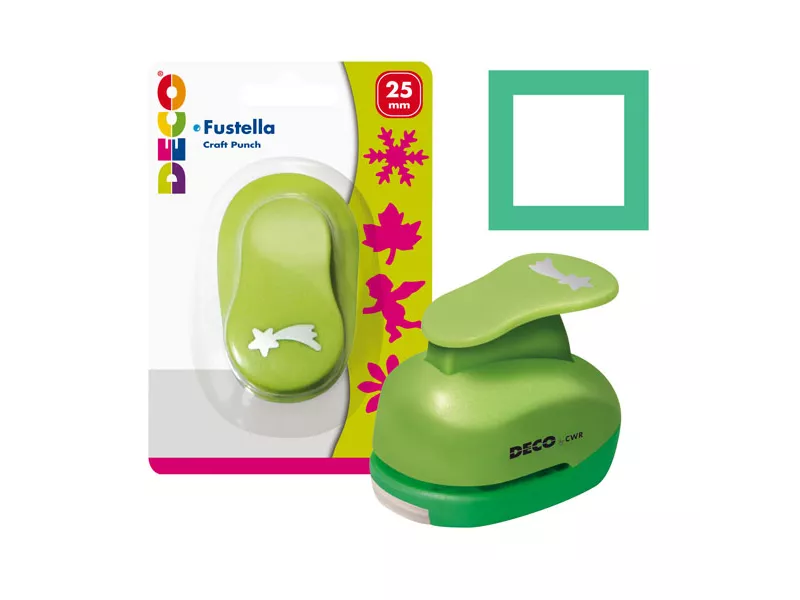 Fustella per Forme Deco CWR - Quadrato - 25 mm - 11481 (Verde)