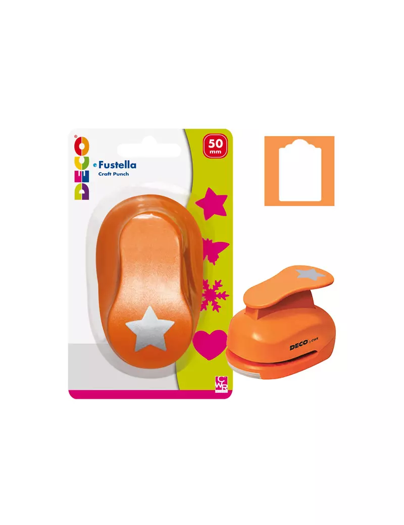 Fustella per Forme Deco CWR - Tag - 50 mm - 11162/6 (Arancione) Fustella per Forme Deco CWR - Tag - 50 mm - 11162/6 (Arancione)