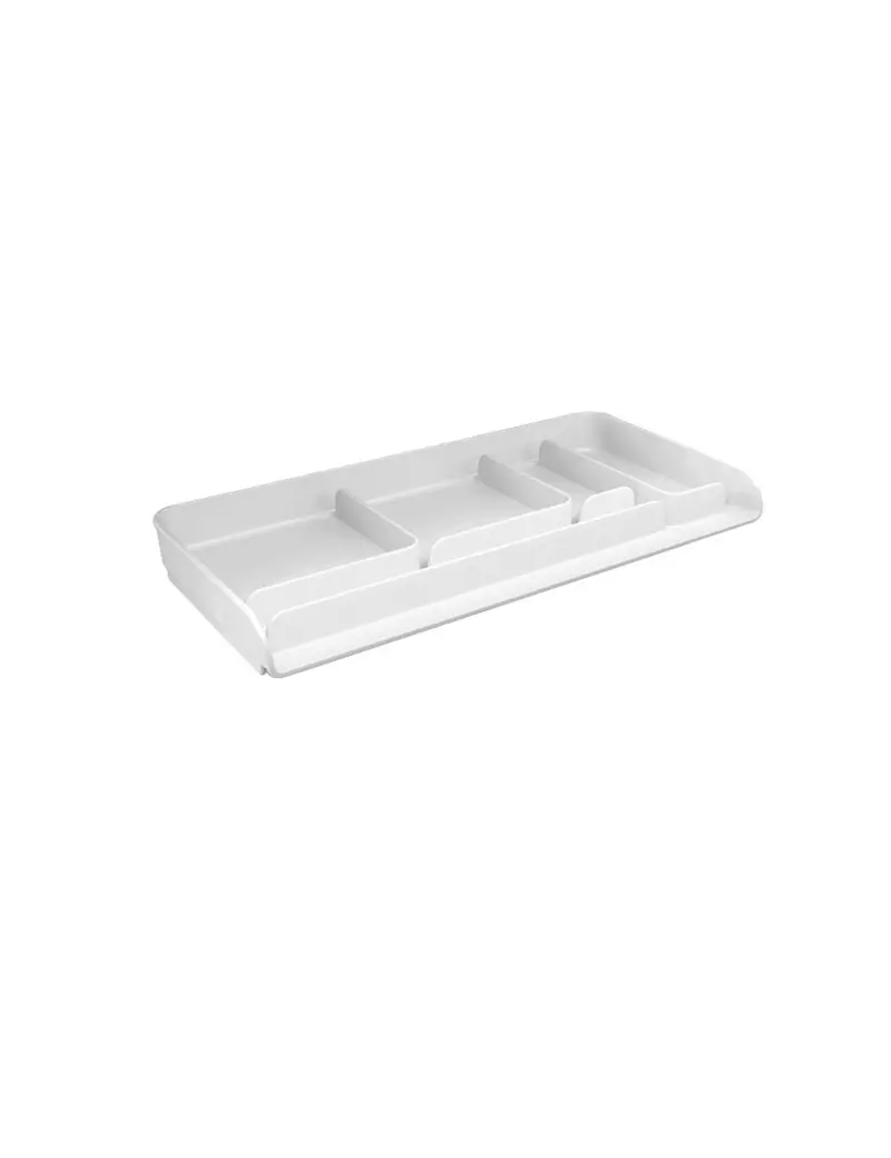 Vaschetta Portacancelleria Mydesk Arda - 26,1x12,5x2,8 cm - 8110B (Bianco)