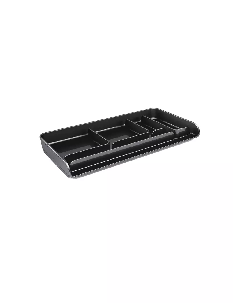 Vaschetta Portacancelleria Mydesk Arda - 26,1x12,5x2,8 cm - 8110N (Nero) Vaschetta Portacancelleria Mydesk Arda - 26,1x12,5x2,8 cm - 8110N (Nero)