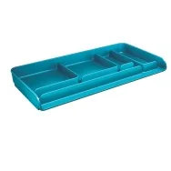 Vaschetta Portacancelleria Mydesk Arda - 26,1x12,5x2,8 cm - 8110TU (Turchese)