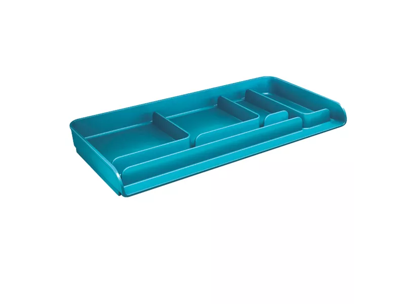 Vaschetta Portacancelleria Mydesk Arda - 26,1x12,5x2,8 cm - 8110TU (Turchese)