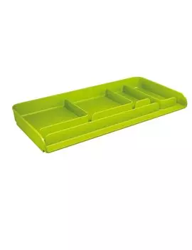 Vaschetta Portacancelleria Mydesk Arda - 26,1x12,5x2,8 cm - 811oV (Verde)