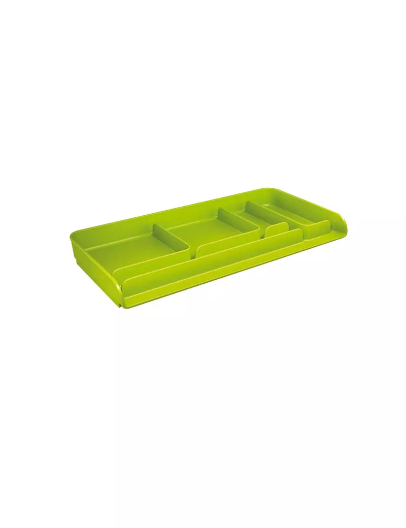 Vaschetta Portacancelleria Mydesk Arda - 26,1x12,5x2,8 cm - 811oV (Verde)