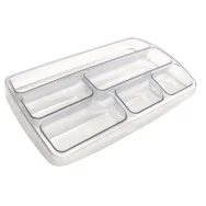 Vaschetta Portacancelleria Arda - 25,3x15,7x3,4 cm - TR3110CR (Trasparente)