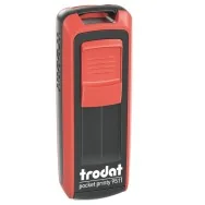 Timbro Tascabile Autoinchiostrante Pocket Printy 9511 Trodat - 38x14 mm - 4 Righe - 148739