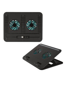 Supporto Notebook Cyclone Laptop Cooling Stand Trust - 23x30 cm - 17866 (Nero)