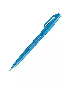 Pennarello Brush Sign Pen SES15C Pentel - 2 mm - SES15C-S (Azzurro)