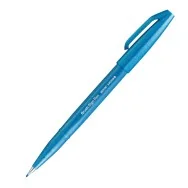 Pennarello Brush Sign Pen SES15C Pentel - 2 mm - SES15C-S (Azzurro)