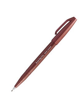 Pennarello Brush Sign Pen SES15C Pentel - 2 mm - SES15C-E (Marrone)