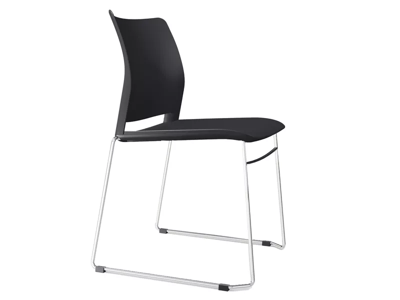 Sedia da Attesa Alpha APS Unisit - Plastica - APS/NE (Nero Conf. 2)
