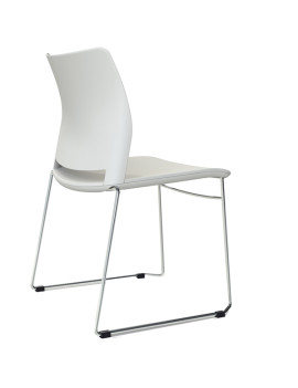 Sedia da Attesa Alpha APS Unisit - Plastica - APS/2/BI (Bianco Conf. 2)