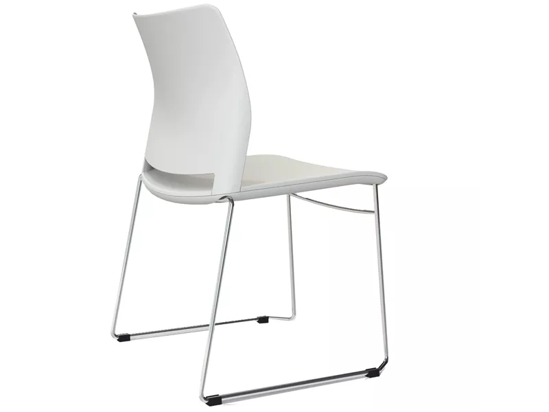 Sedia da Attesa Alpha APS Unisit - Plastica - APS/2/BI (Bianco Conf. 2)