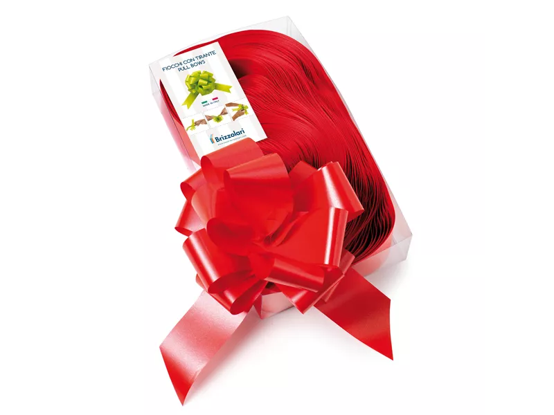 Nastro Strip per Regali 6800 Brizzolari - 50 mm x 20 cm - 00313307 (Rosso)