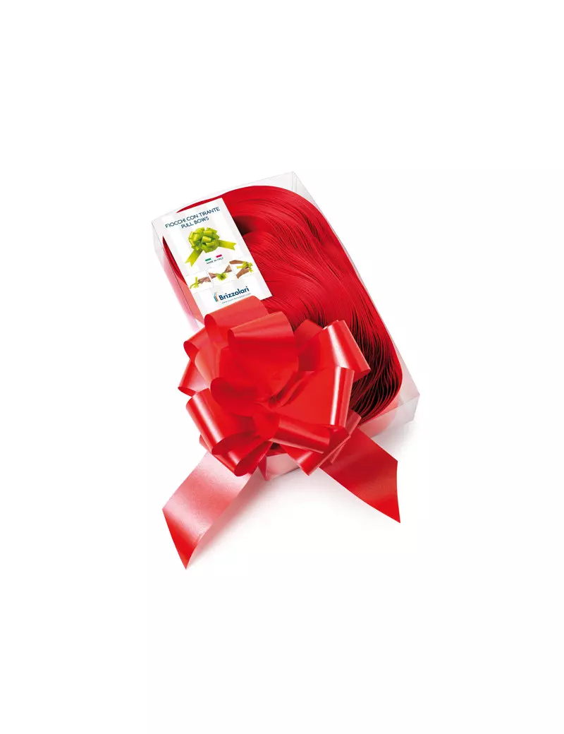 Nastro Strip per Regali 6800 Brizzolari - 50 mm x 20 cm - 00313307 (Rosso) Nastro Strip per Regali 6800 Brizzolari - 50 mm x 20 cm - 00313307 (Rosso)