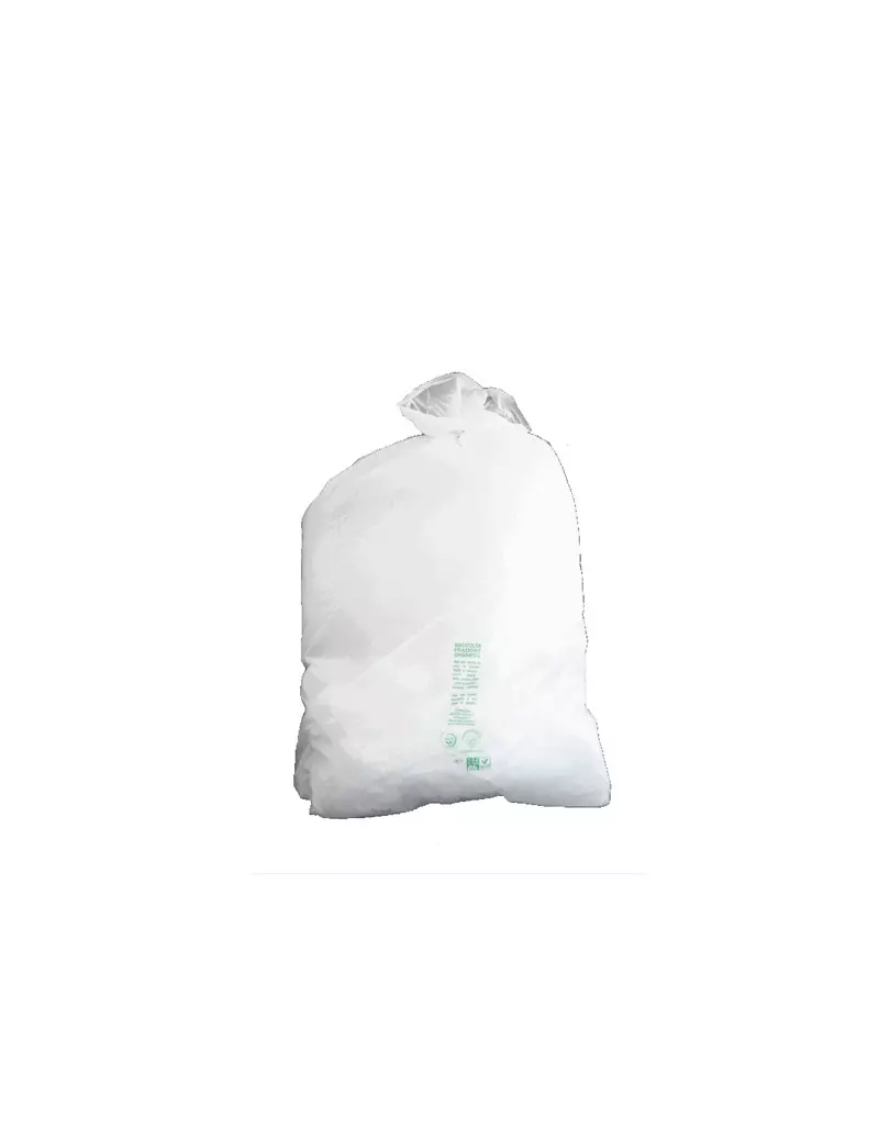 Sacco Immondizia Bio Rolsac - 70x110 cm - 110 Litri - 21361 (Bianco Conf. 20) Sacco Immondizia Bio Rolsac - 70x110 cm - 110 Litri - 21361 (Bianco Conf. 20)