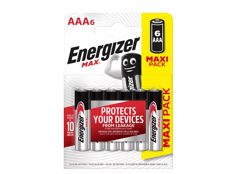 Pile Energizer Max - Ministilo AAA - E303341100 (Conf. 6)