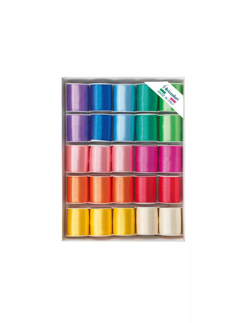 Nastro per Regali 6800 Brizzolari - 10 mm x 10 m - 00307999 (Assortiti Primaverili Conf. 25) Nastro per Regali 6800 Brizzolari - 10 mm x 10 m - 00307999 (Assortiti Primaverili Conf. 25)
