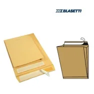 Busta a Sacco Monodex Blasetti - a Soffietto con Strip - 19x26 cm - 100 g - 840 (Avana Conf. 250)
