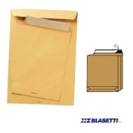 Busta a Sacco Monodex Blasetti - a Soffietto con Strip - 23x35,3 cm - 120 g - 935 (Avana Conf. 250)