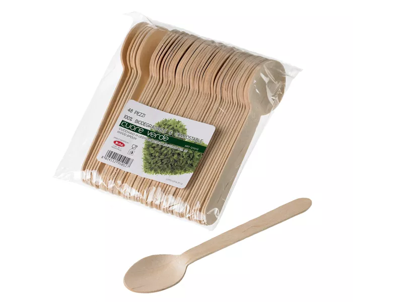 Cucchiai in Legno Leone - 16 cm - Q1012 (Legno Conf. 48) Cucchiai in Legno Leone - 16 cm - Q1012 (Legno Conf. 48)