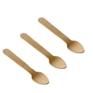 Cucchiaini in Legno Leone - 9,5 cm - Q1014 (Legno Conf. 48)