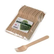 Forchette in Legno Leone - 16 cm - Q1013 (Legno Conf. 48)