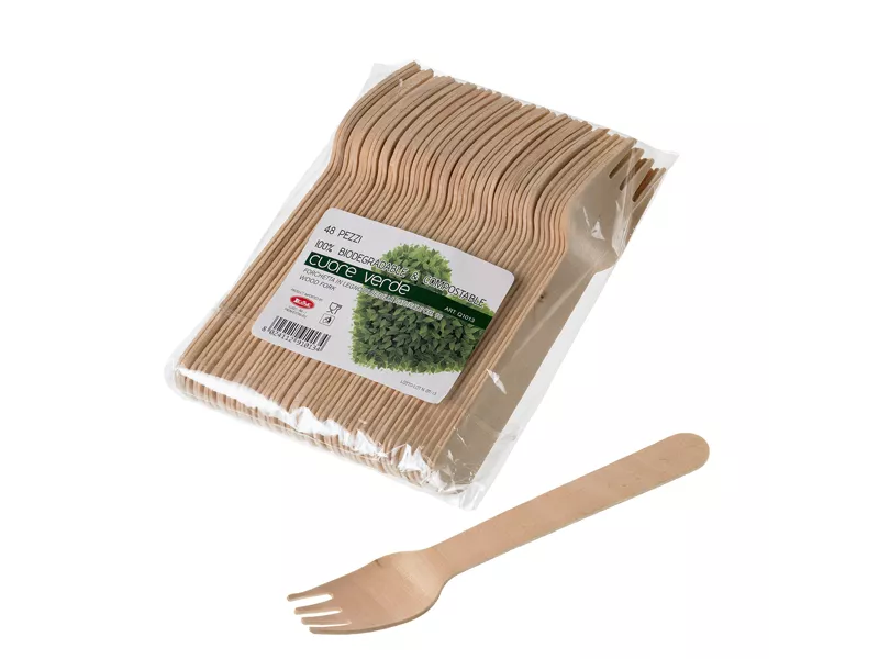 Forchette in Legno Leone - 16 cm - Q1013 (Legno Conf. 48) Forchette in Legno Leone - 16 cm - Q1013 (Legno Conf. 48)