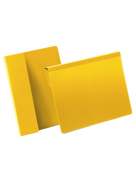 Buste Identificative con Aletta Pieghevole - A5 Orizzontale - Durable - 1722-04 (Giallo Conf. 50)
