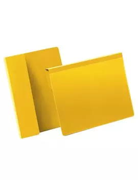 Buste Identificative con Aletta Pieghevole - A5 Orizzontale - Durable - 1722-04 (Giallo Conf. 50)