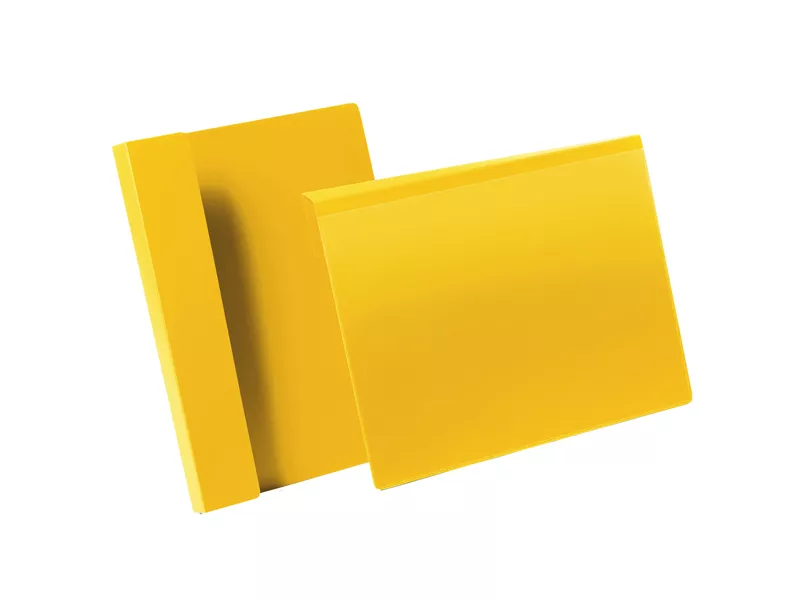 Buste Identificative con Aletta Pieghevole - A4 Orizzontale - Durable - 1723-04 (Giallo Conf. 50)